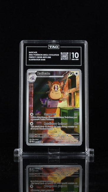 Raticate 099/088 Pokemon 2026 Perfect Order Graded TAG 10 Gem Mint Y2275920