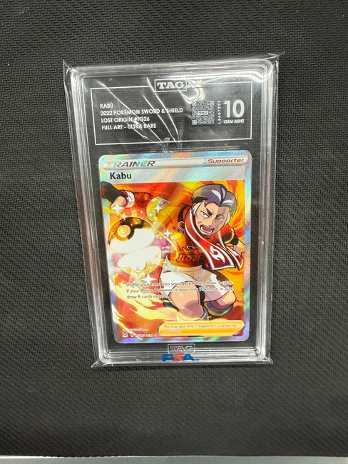Kabu  Pokemon Lost Origin Ultra Rare TAG 10 PSA #TG24