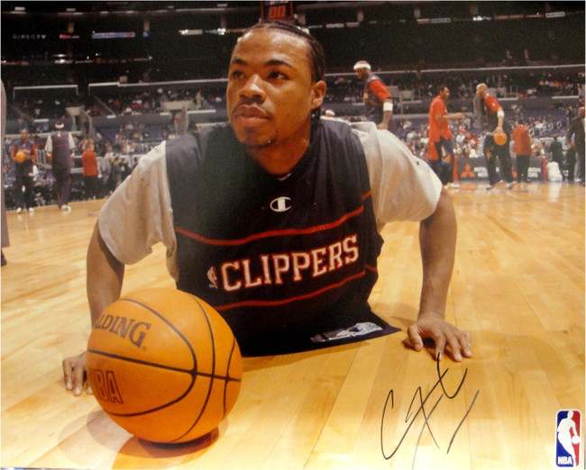 Corey Maggette Signed Autographed 16x20 Photo Los Angeles Clippers Looking Up