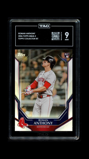 Roman Anthony 2026 Topps Collector Kit  Graded TAG 9 Mint #MLB-2 W9346274
