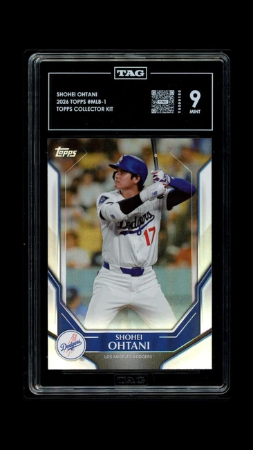 Shohei Ohtani 2026 Topps Collector Kit  Graded TAG 9 Mint #MLB-1 Y6099150