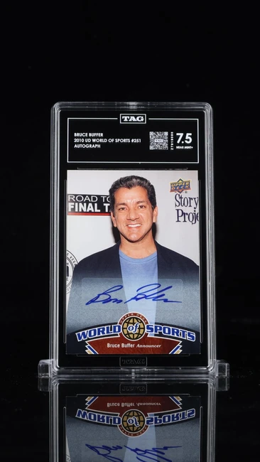 Bruce Buffer 2010 Upper Deck World of Sports Autograph TAG 7.5 #251 Z7818080