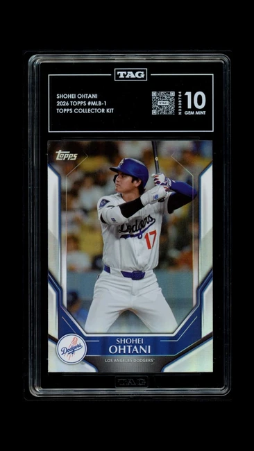 Shohei Ohtani 2026 Topps Collector Kit  Graded TAG 10 Gem Mint #MLB-1 N3338764