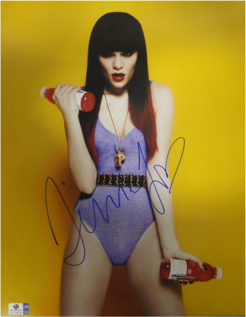 Jessie J Signed Autographed 11X14 Photo Pop Star w/Vitamin Water GA774676