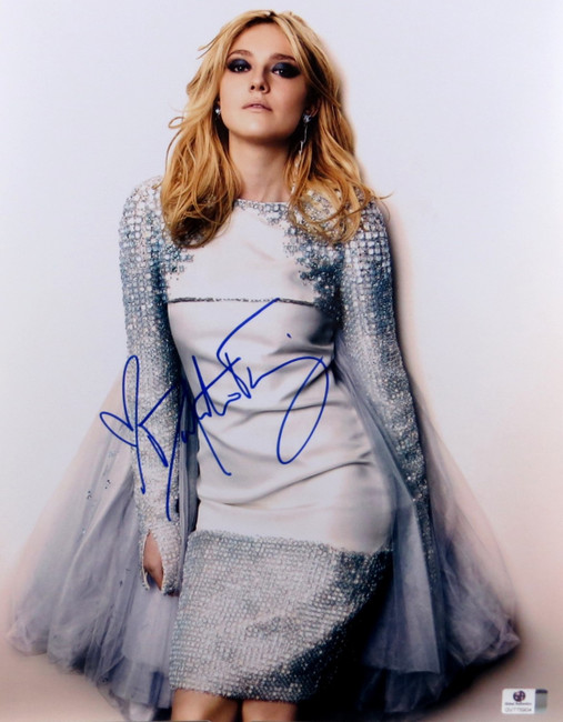 Dakota Fanning Signed Autographed 11X14 Photo Sexy Jeweled Dress JSA U16750