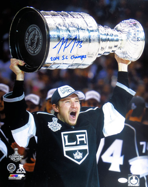 Tyler Toffoli Signed Autographed 16X20 Photo LA Kings "2014 SC Champs" Cup JSA