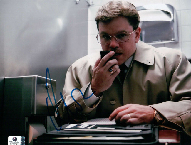 Matt Damon Hand Signed Autographed 8x10 Photo Sexy Bourne Identity GA 728777
