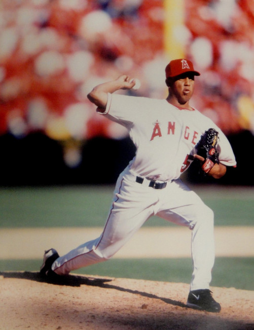 Francisco Rodgriguez K-Rod Unsigned 16x20 Photo Anaheim Angels Pitching #57