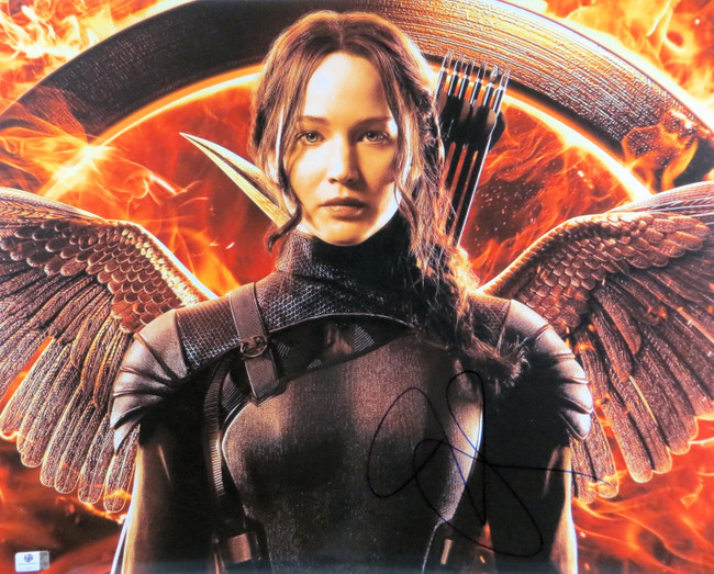 Jennifer Lawrence Signed Autographed 16X20 Photo Hunger Games Katniss GV796511