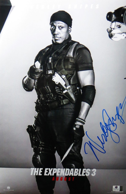 Wesley Snipes Signed Autographed 12X18 Photo The Expendables Poster GV801943