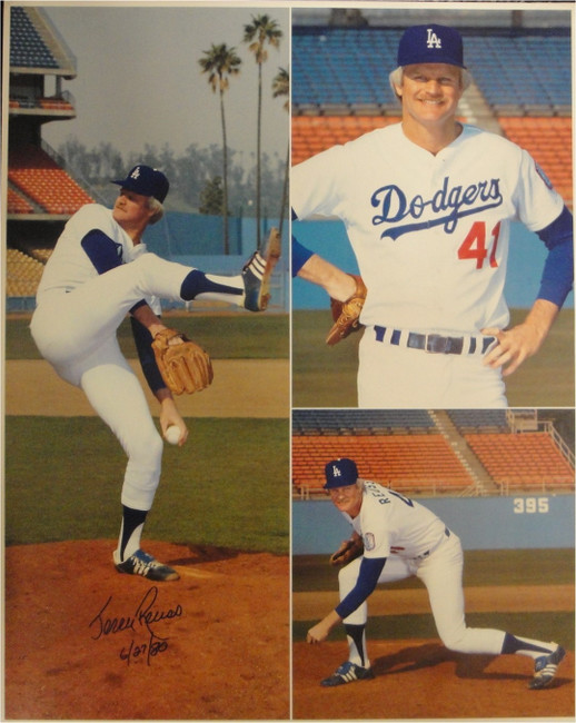 Jerry Reuss Hand Signed Autographed 16x20 Photo Los Angeles Dodgers 6/27/80