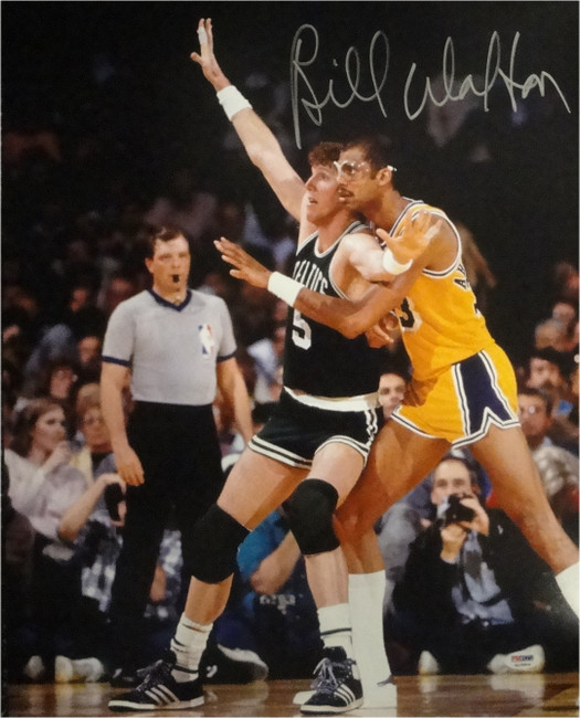 Bill Walton Hand Signed Autographed 16x20 Photo Boston Celtics Abdul Jabbar psa