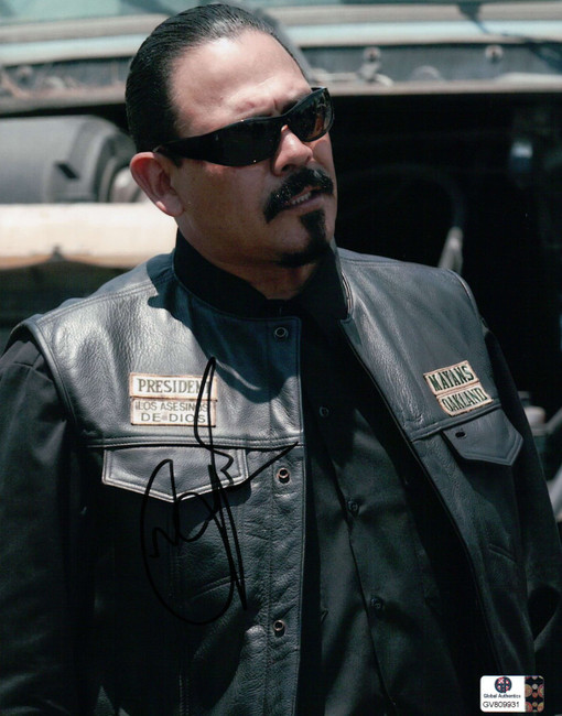 Emilio Rivera Signed Autographed 8X10 Photo Sons of Anarchy Sunglasses GV809931