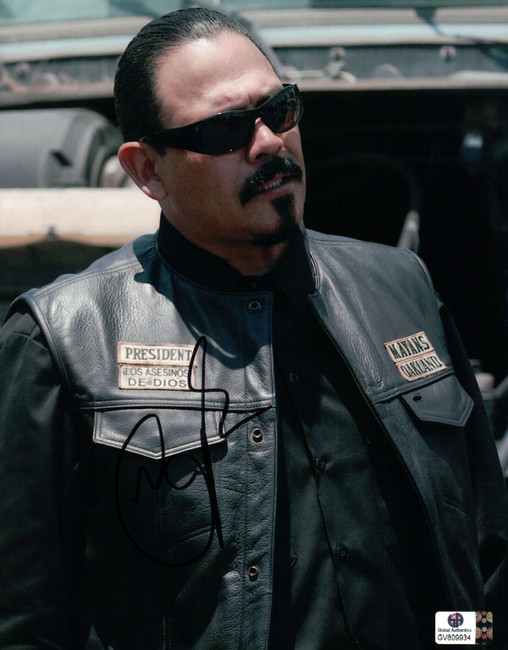 Emilio Rivera Signed Autographed 8X10 Photo Sons of Anarchy Sunglasses GV809934