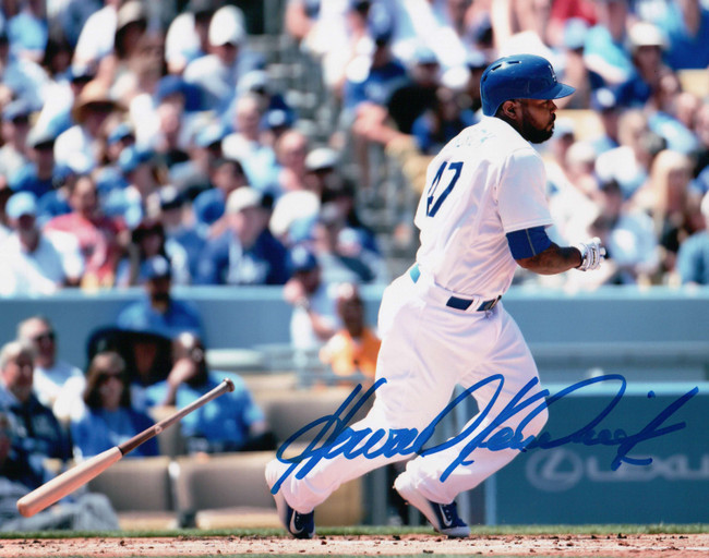 Howie Kendrick Signed Autographed 8X10 Photo Los Angeles Dodgers Home Swing COA