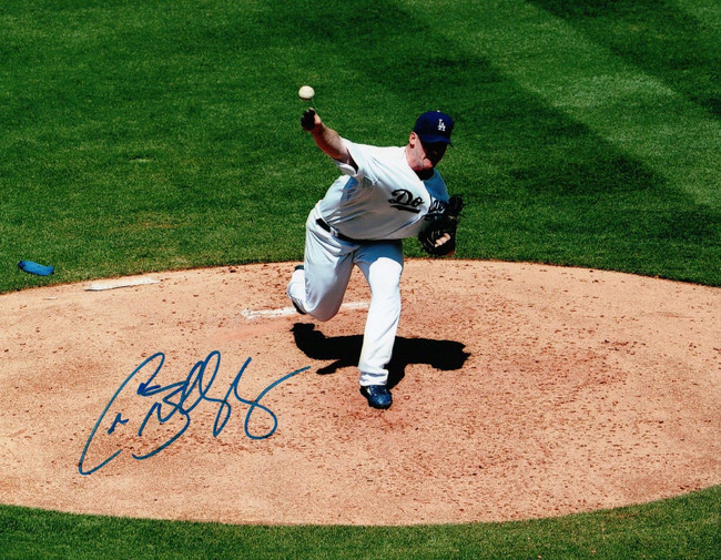 Chad Billingsley Signed 8X10 Photo Autograph LA Dodgers Home Aerial Auto COA