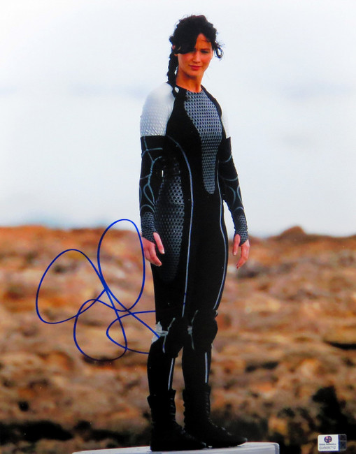 Jennifer Lawrence Signed Autographed 11X14 Photo The Hunger Games GV809712