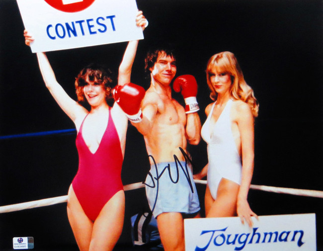 Dennis Quiad Signed Autographed 11X14 Photo Tough Enough Ring Girls GV809665