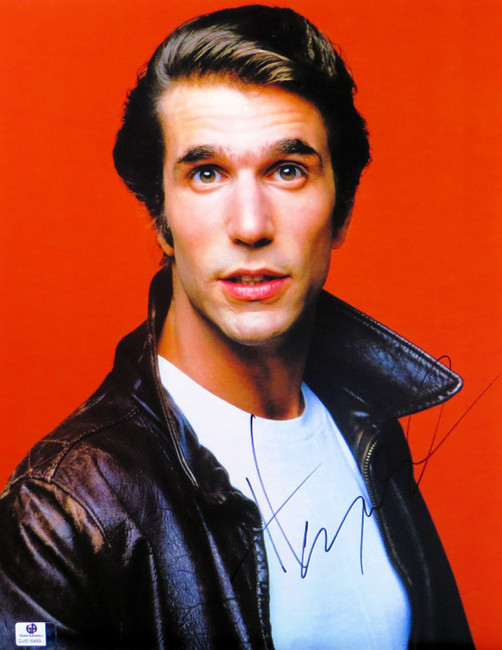 Henry Winkler Signed Autographed 11X14 Photo Happy Days The Fonz GV816489