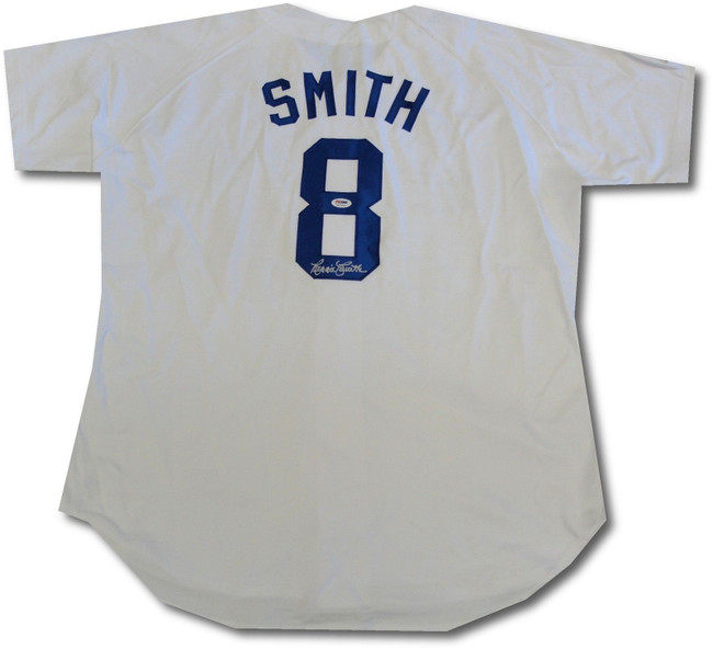Reggie Smith Signed Autographed Los Angeles Dodgers Jersey #8 PSA/DNA