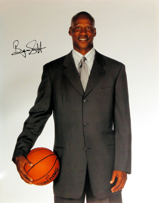 Byron Scott Signed Autographed 16X20 Photo LA Lakers Coach in Suit COA