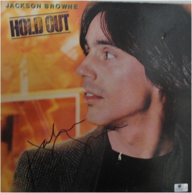 Jackson Browne Hand Signed Autographed Record Hold Out GV830565