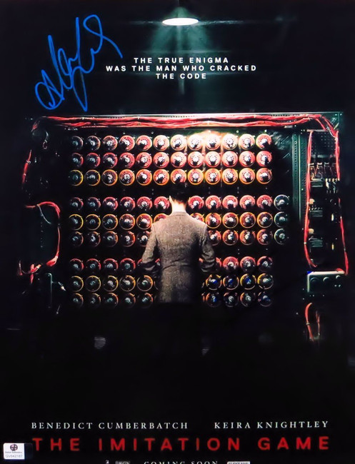 Benedict Cumberbatch Allen Leech Autographed 11X14 Photo Imitation Game GV842187