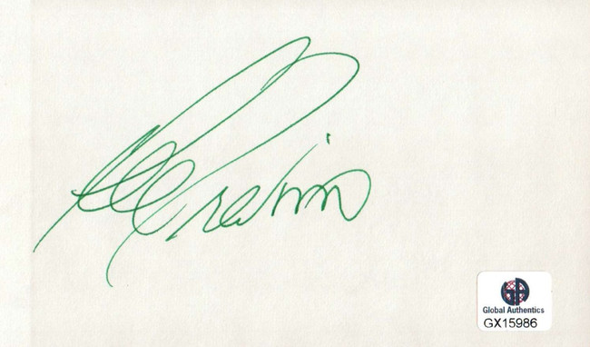 Lee Trevino Signed Autographed Index Card PGA Golf Legend Masters GX15986
