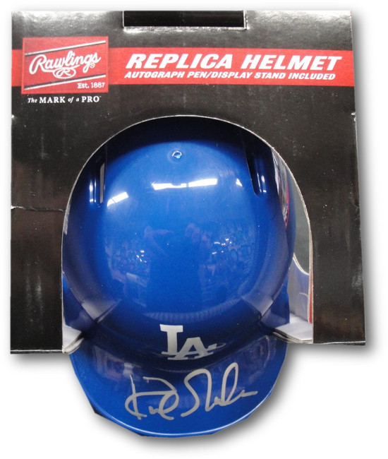 Kirk Gibson Hand  Signed Autographed Mini Helmet Los Angeles Dodgers NL MVP JSA