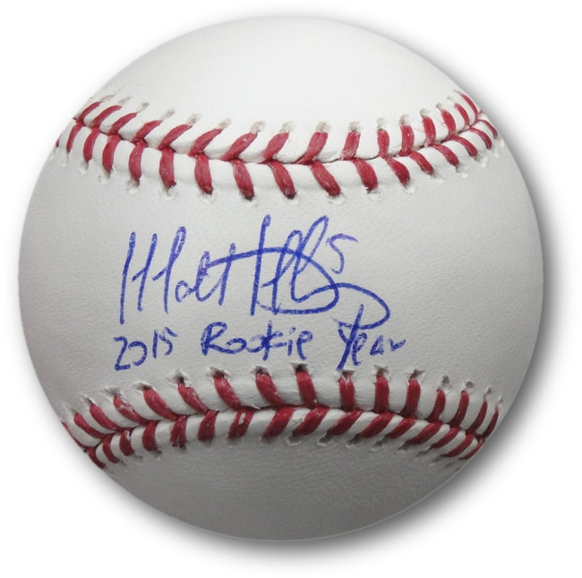 Matt Duffy Hand Signed Autographed MLB Baseball Giants MLB 2015 ROY JSA