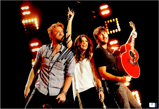 Charles Kelley Hand Signed Autographed 13x19 Photo Lady A Antebellum JSA T59417