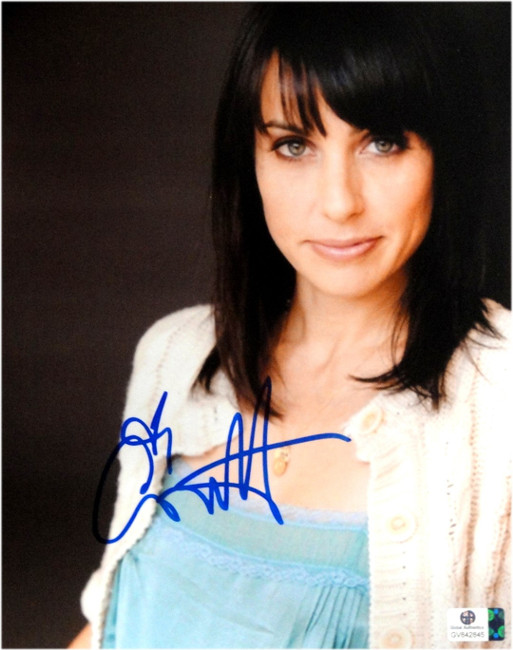 Constance Zimmer Hand Signed Autographed 8x10 Photo Sexy Beautiful GA GV 842845