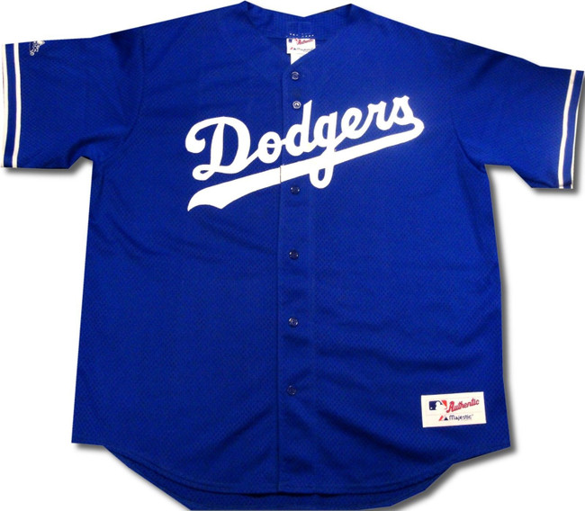 Milton Bradley #21 Hand Signed Autographed Dodgers Jersey FADED STAINED Size XL