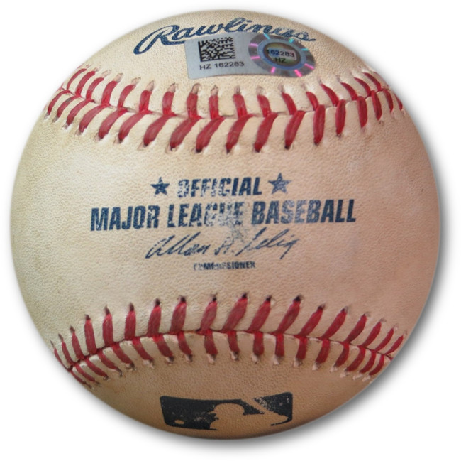 Hyun-Jin Ryu Game Used Baseball 8/2/14 - Pitch vs. Starlin Castro HZ162283