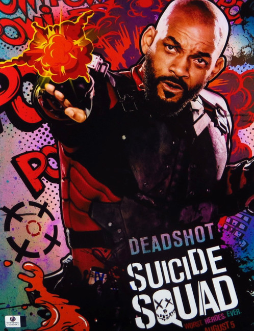 Will Smith Signed Autographed 11X14 Photo Suicide Squad Deadshot GV849443