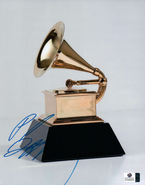 Paul Shaffer Signed Autographed 8X10 Photo Letterman Grammy Award GV849608