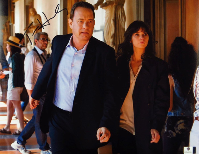 Tom Hanks Signed Autographed 11X14 Photo Inferno Running GV849330