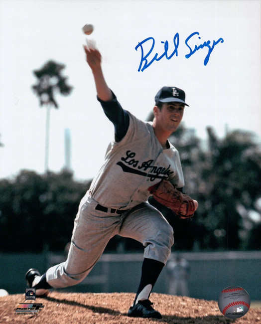 Bill Singer Signed 8X10 Photo Autograph Los Angeles Dodgers Pitching Auto COA