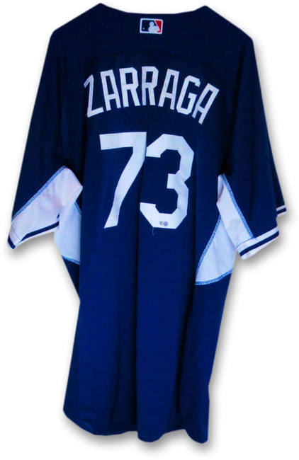 Shawn Zarraga Dodgers Team Issue Batting Practice Jersey #73 MLB HZ533459