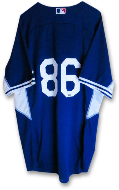 Los Angeles Dodgers Team Issue Batting Practice Jersey #86 MLB Blank HZ533493