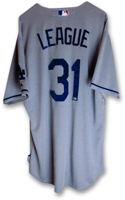 Brandon League Team Issued Jersey Dodgers 2013 Road Gray #31 MLB Holo