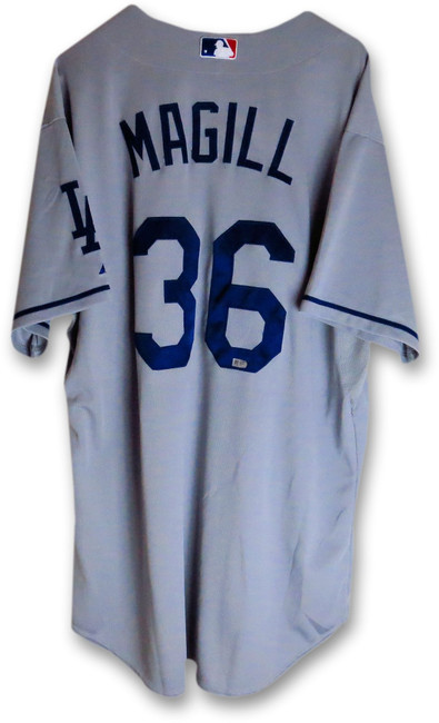 Stephen Fife Team Issued Jersey Los Angeles Dodgers Road Gray #59