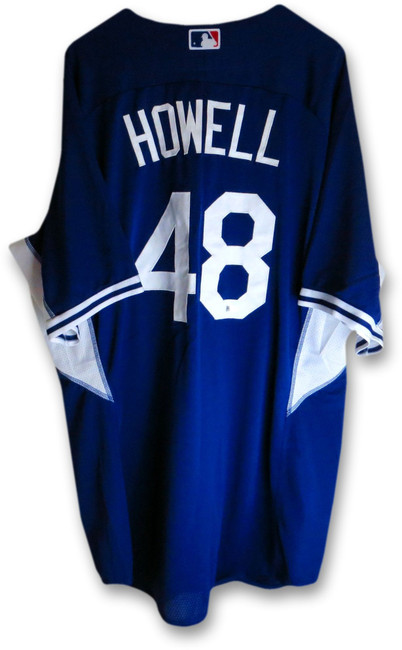 Ken Howell Team Issue 2014 Dodgers Batting Practice Jersey #48 MLB HZ515279