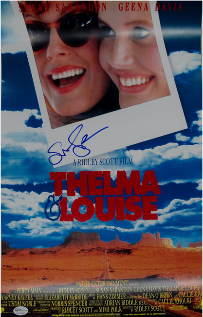 Susan Sarandon Hand Signed Autographed 11x17 Thelma & Louise Photo OA COA