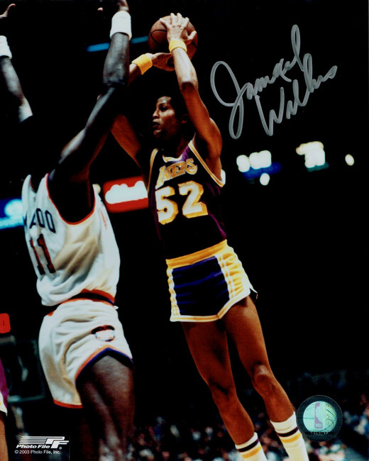 Jamaal Wilkes Hand Signed Autographed 8x10 Photo Los Angeles Lakers v Bob McAdoo