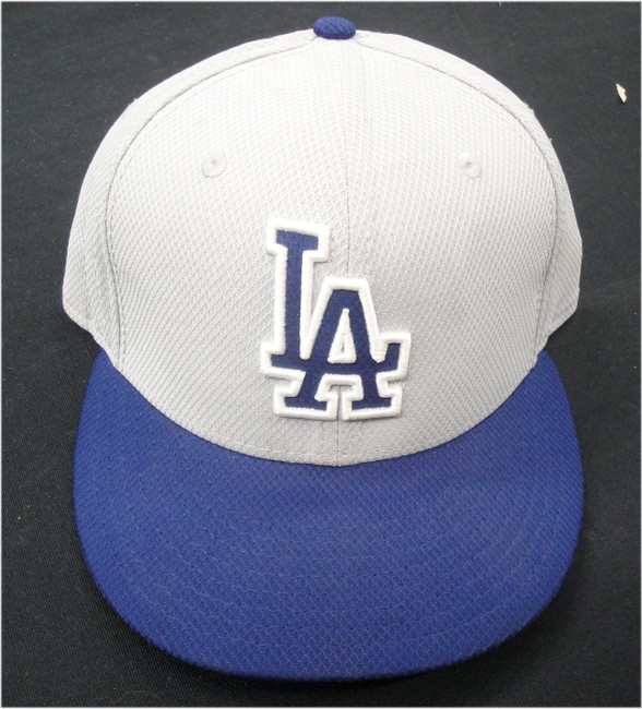 #98 Los Angeles Dodgers Team issued Game Used Baseball Cap Hat Size 7 1/4