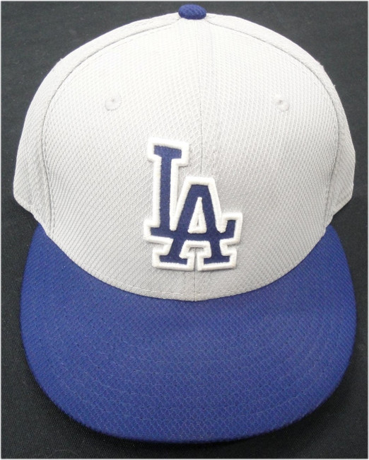 Los Angeles Dodgers #18 Game Used / Team issued Baseball Cap Hat Size 7 1/4