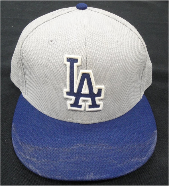 Chad Billingsley #58 Dodgers Game Used / Issued Baseball Cap Hat 7 3/8 Shows use