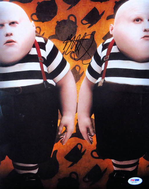 Matt Lucas Signed Autographed 11X14 Photo Alice in Wonderland PSA Q31681