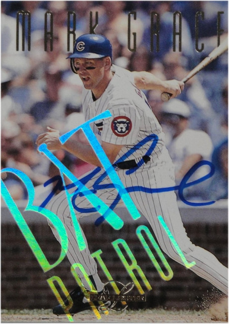 Mark Grace 1999 UD Ovation Hand Signed Autograph Chicago Cubs #7 JSA  AC71453 - Cardboard Legends